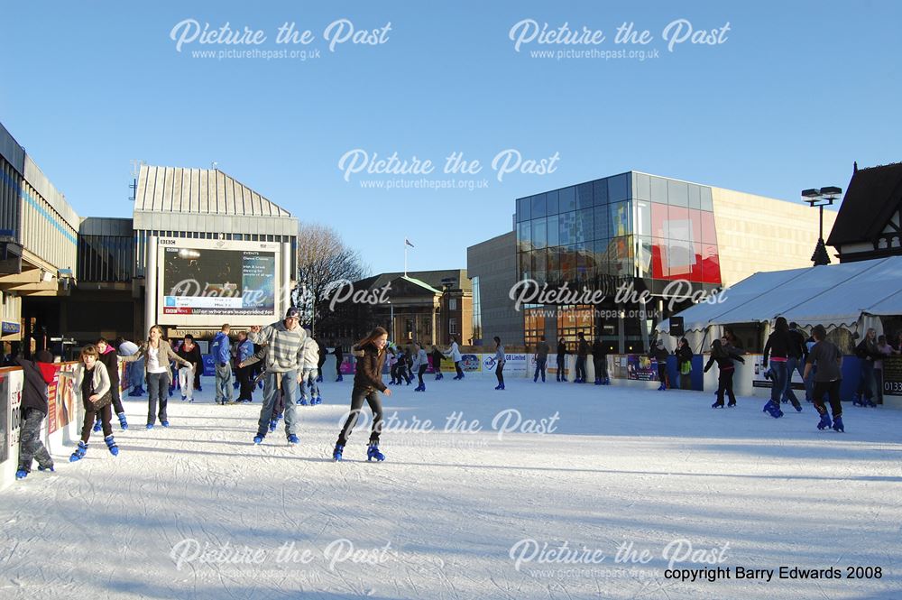 Market Place Festive Ice Rink towards Quad 