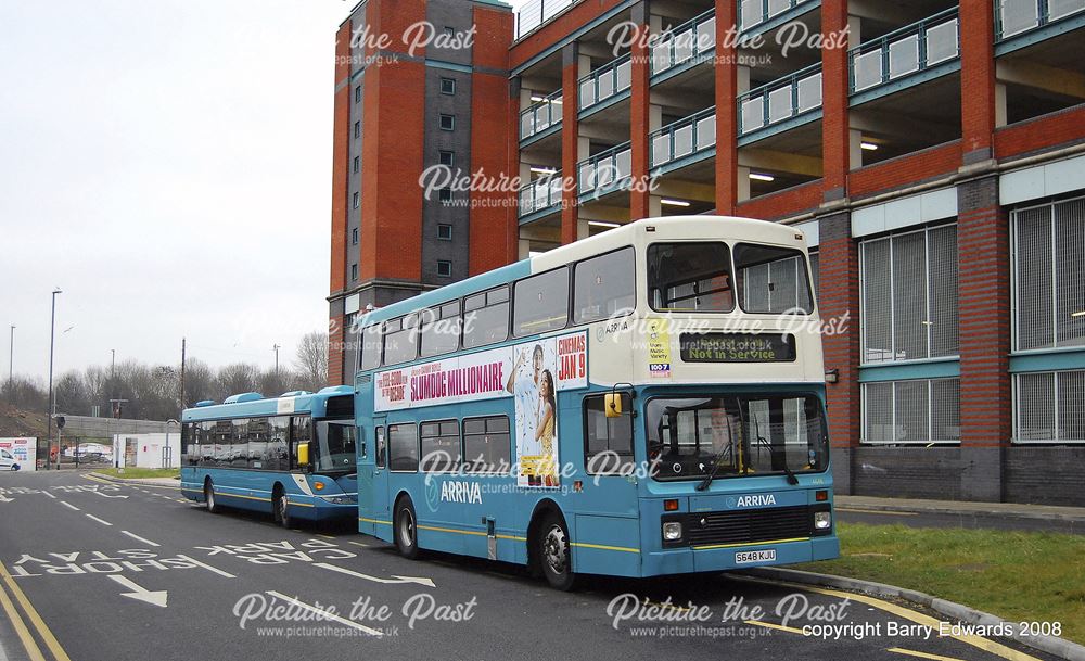 Arriva Volvo 4648, Slip Road in former Cock Pitt, Derby