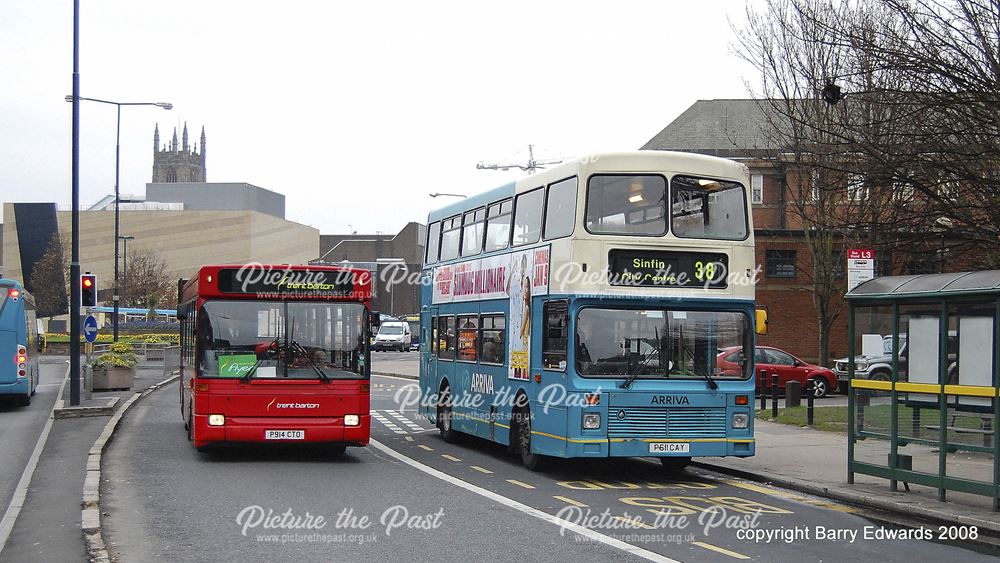 Arriva Volvo 4611 and Trent, Morledge, Derby