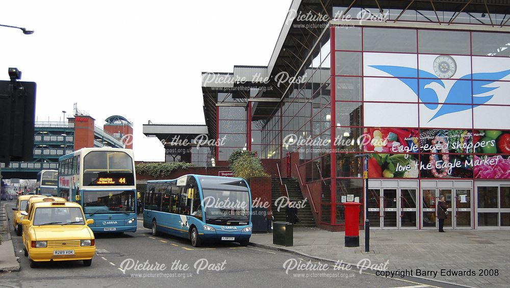 Arriva Optare Solo 2907 and DAF 4734, Morledge, Derby