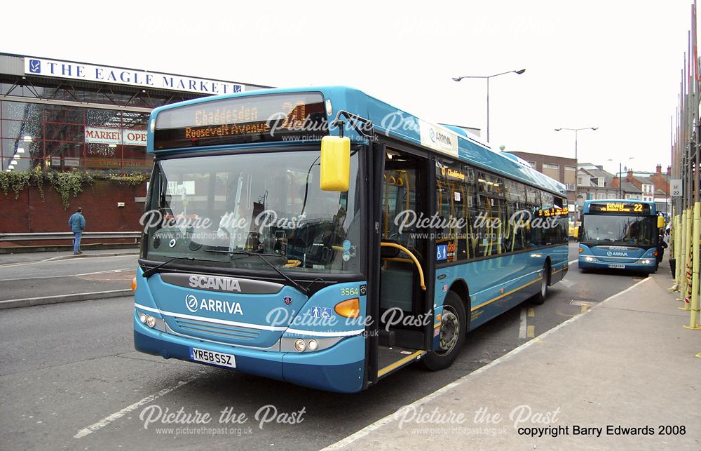 Arriva Scania Omnicity 3564, Morledge, Derby