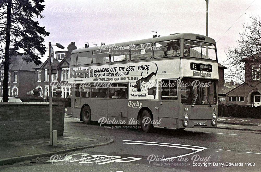 Shardlow Road Alvaston Fleetline 305