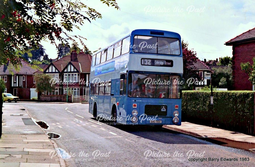 St Cuthbert's Road St Alban's Road revised terminus Volvo Ailsa 115