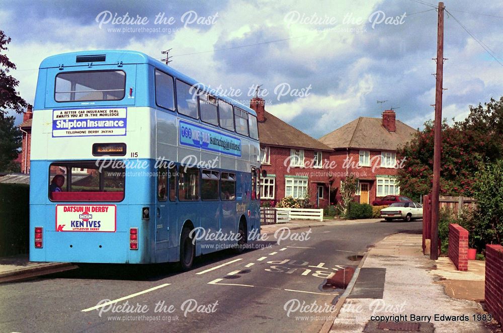 St Cuthbert's Road St Alban's Road terminus Volvo Ailsa 115