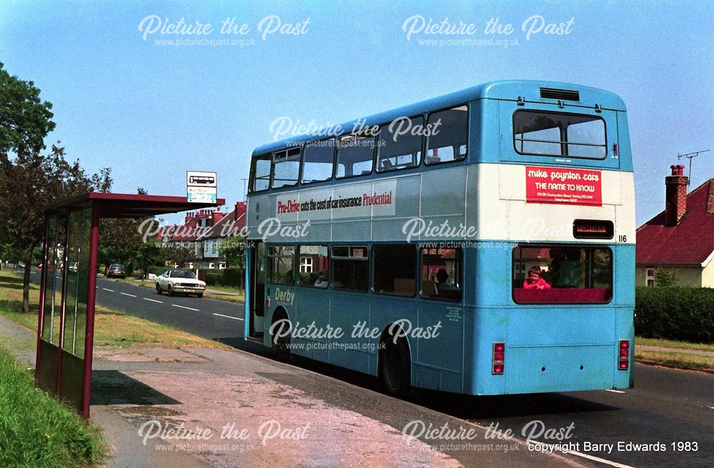 Valley Road Littleover Normanton Lane terminus Volvo Ailsa 116