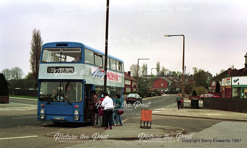 Sunnyhill Avenue Sunny Hill next to old terminus Fleetline 310