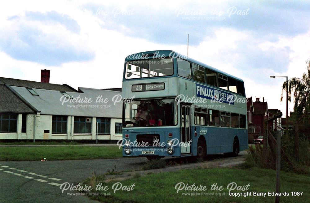 Alfreton Road-Haslam's Lane terminus Volvo Ailsa 119