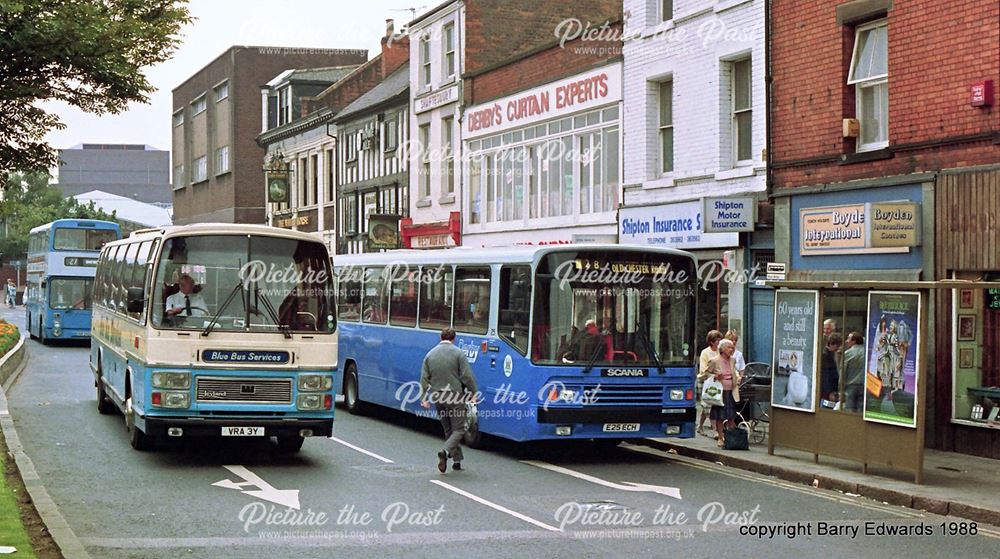 Morledge Scania 25 and Leyland coach 3