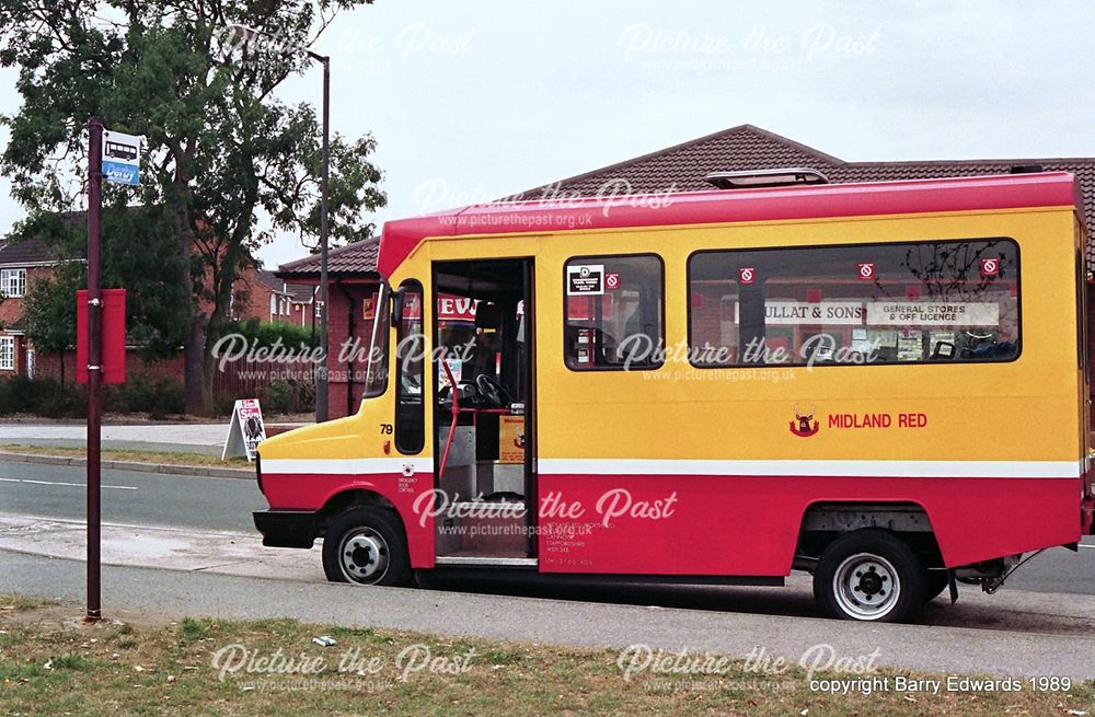 Bembridge Drive Alvaston terminus Midland Red North Sherpa 79