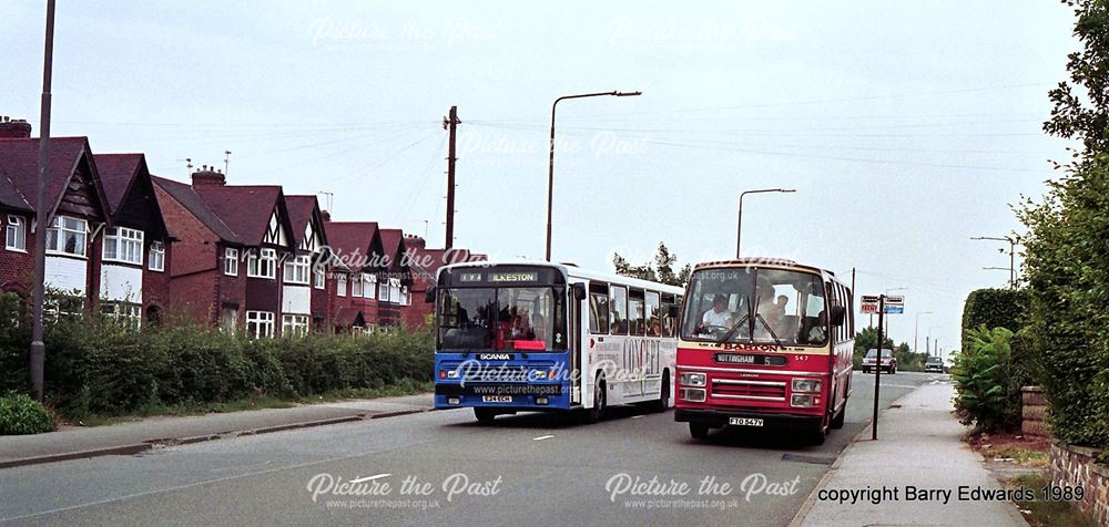 Derby Road Chaddesden Scania 24 and Barton 547