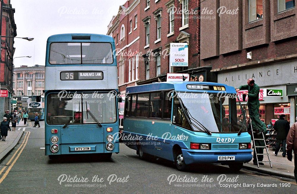 Cornmarket Fleetline 311 and Volkswagen 88