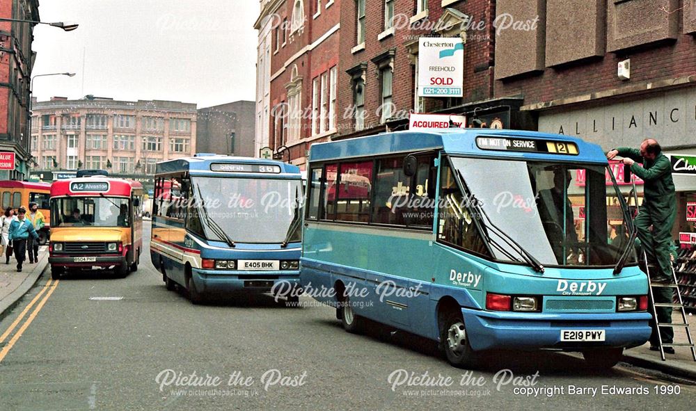 Cornmarket Volkswagens 084 88 and Midland Red North Chaserider 4