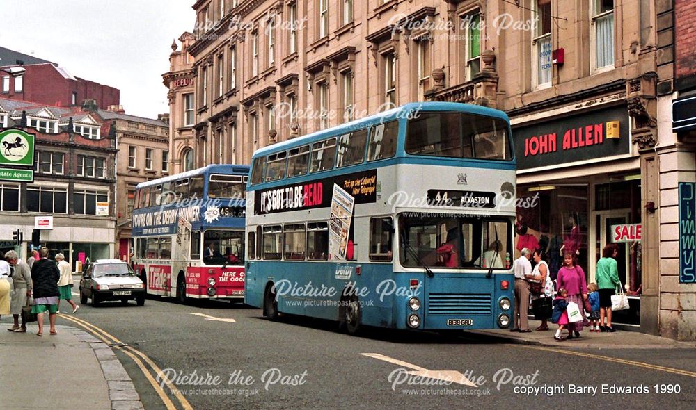 St James's Street Citybus 138 and Fleetline 308