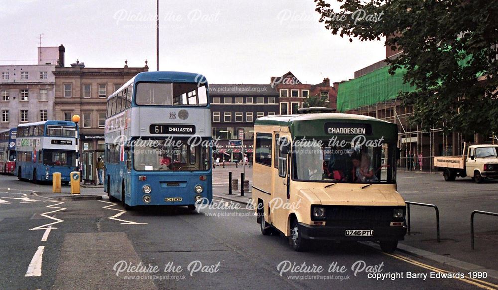 Derwent Street Sherpa 186 and Fleetline 283