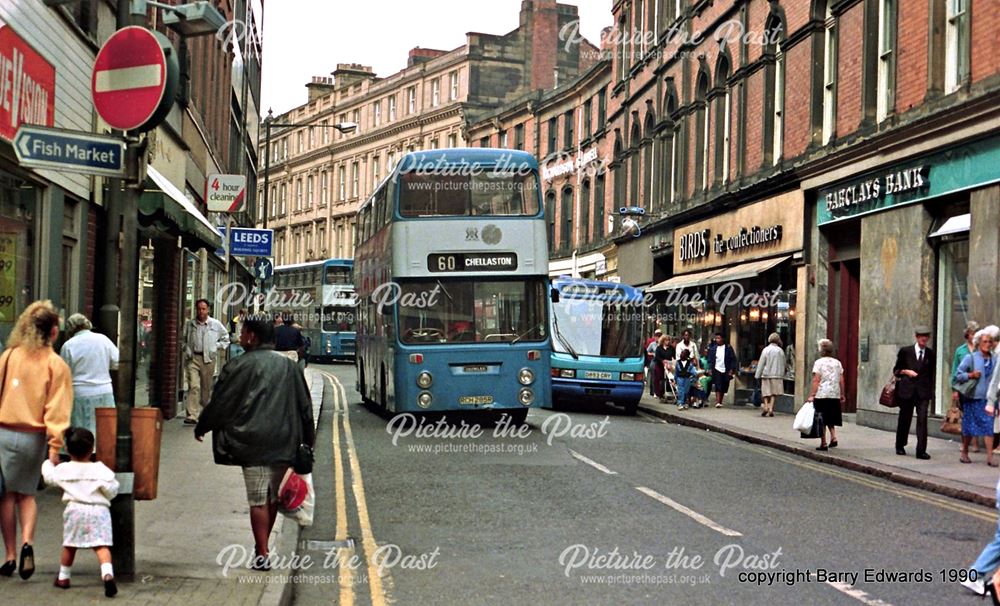 St James's Street Fleetline 285 and Volkswagen 074