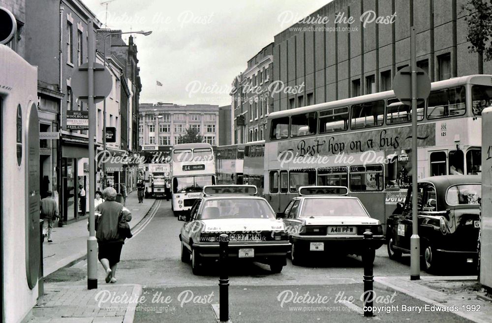 Cornmarket general street scene three days before pedestrianisation August 13