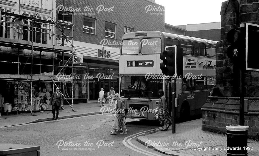 St Peter's Street from St Peter's Churchyard Citybus 144