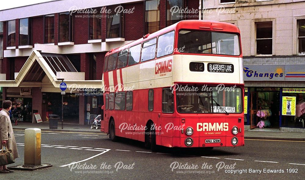 Babington Lane Camms Fleetline NNU 128M April 1992-002