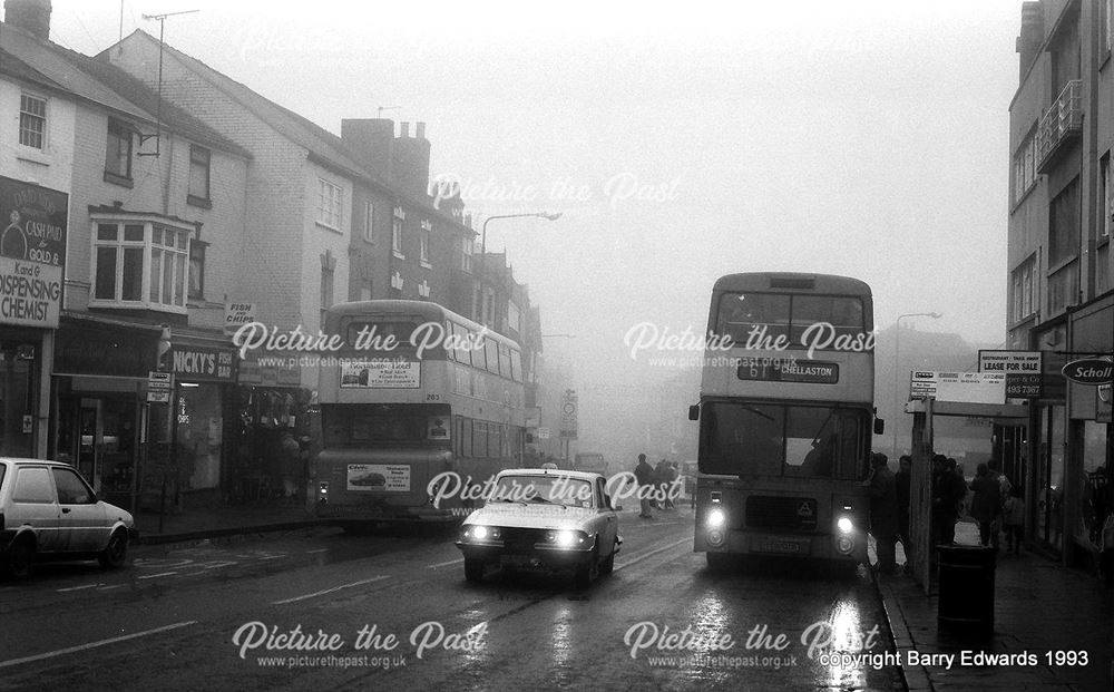 Osmaston Road The Spot Volvo Ailsa 120 and Fleetline 283