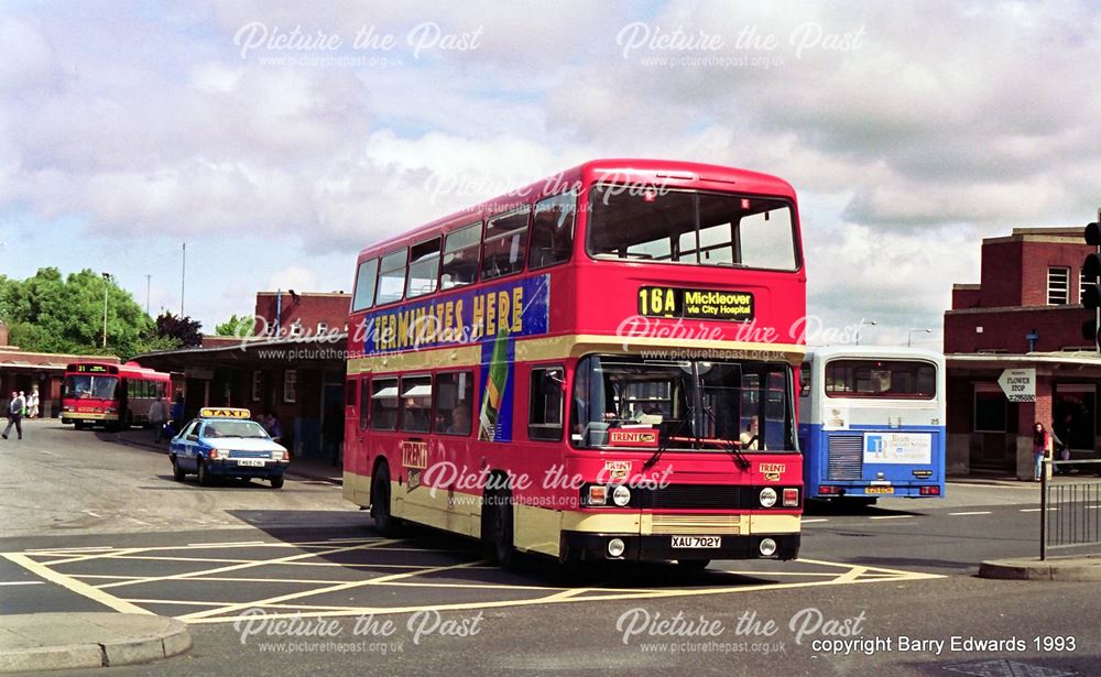 Trent Leyland Olympian 702, Morledge-Bus Station, Derby