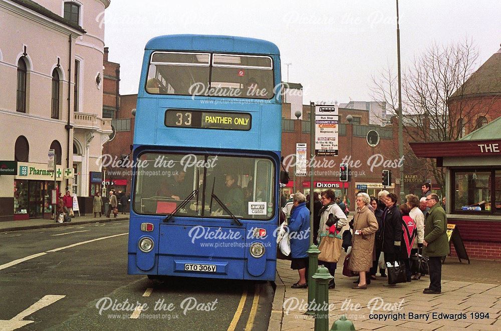 Albert Street DCT on hire to Camms Fleetline 306