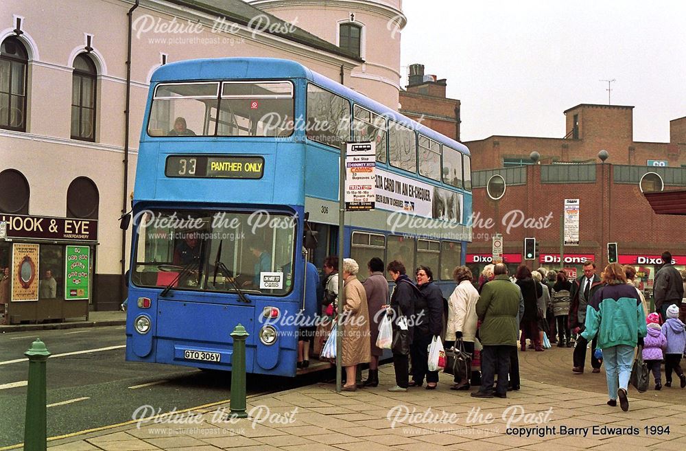 Albert Street DCT on hire to Camms Fleetline 306