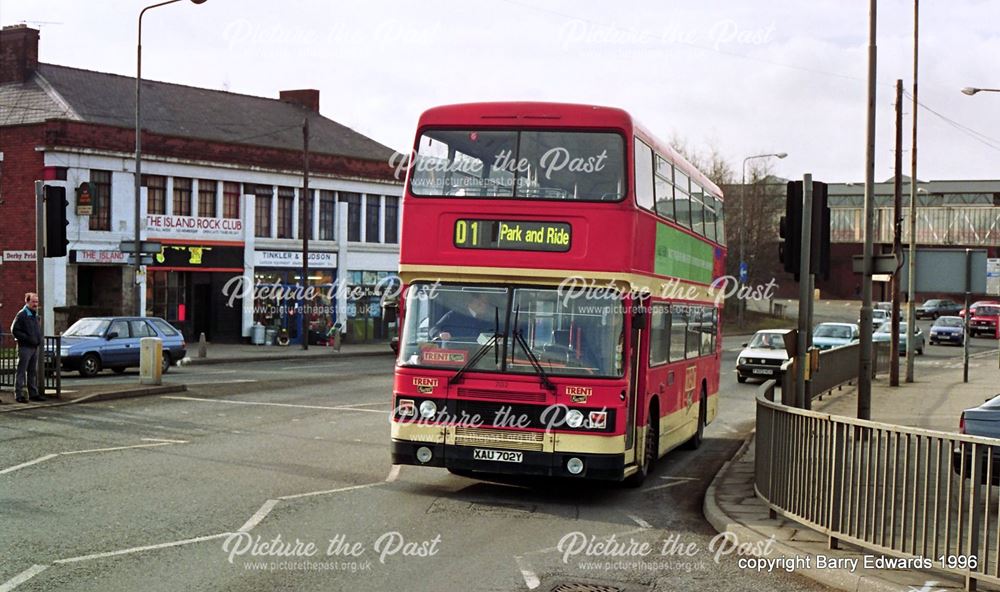 Trent Leyland Olympian 702, The Cock Pit, Derby