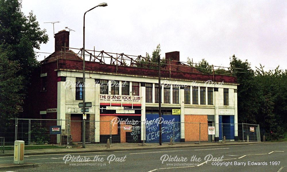 The Cock Pit buildings awaiting demolition 