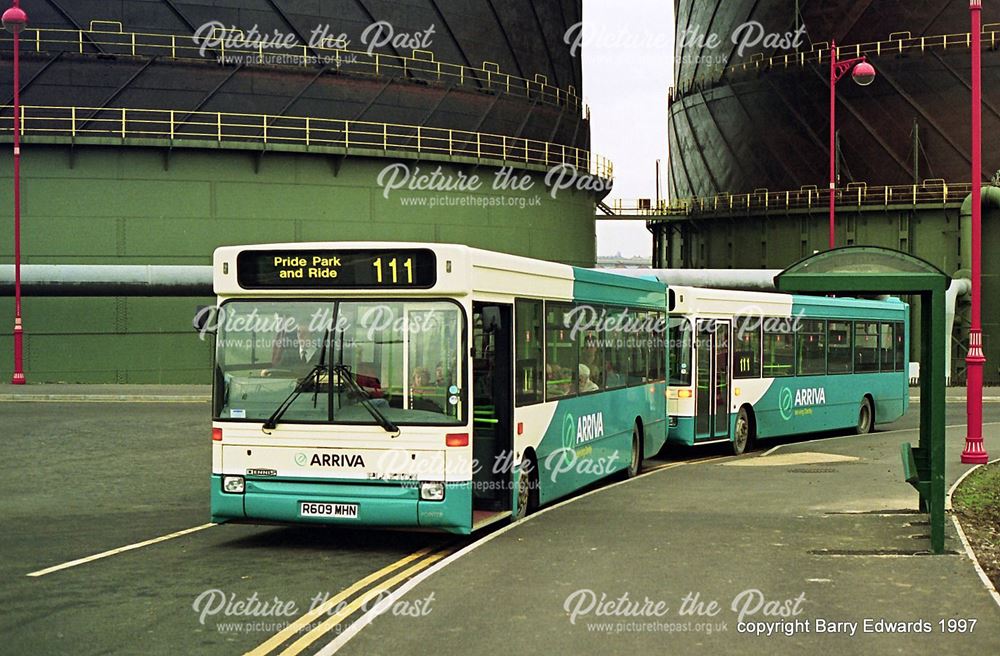 Arriva Dennis Dart SLF 1609, Pride Park, Derby