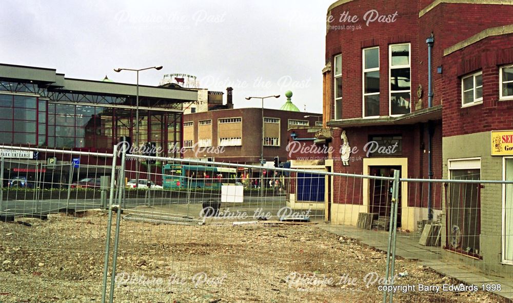 Morledge showing Bus Station with footbridge to Eagle Market removed