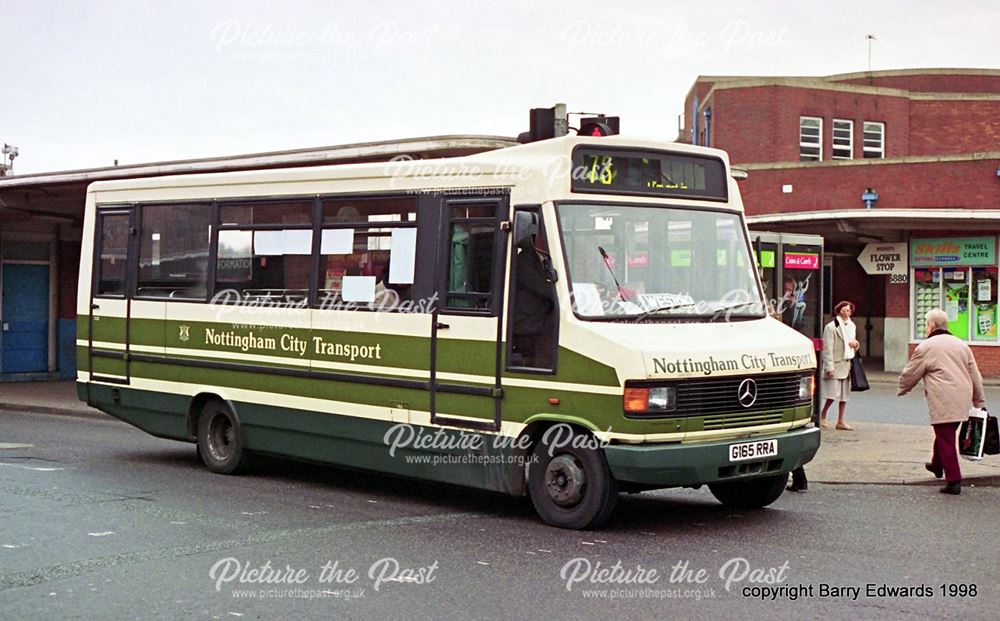 Bus Station Nottingham City Transport Mercedes Benz 165