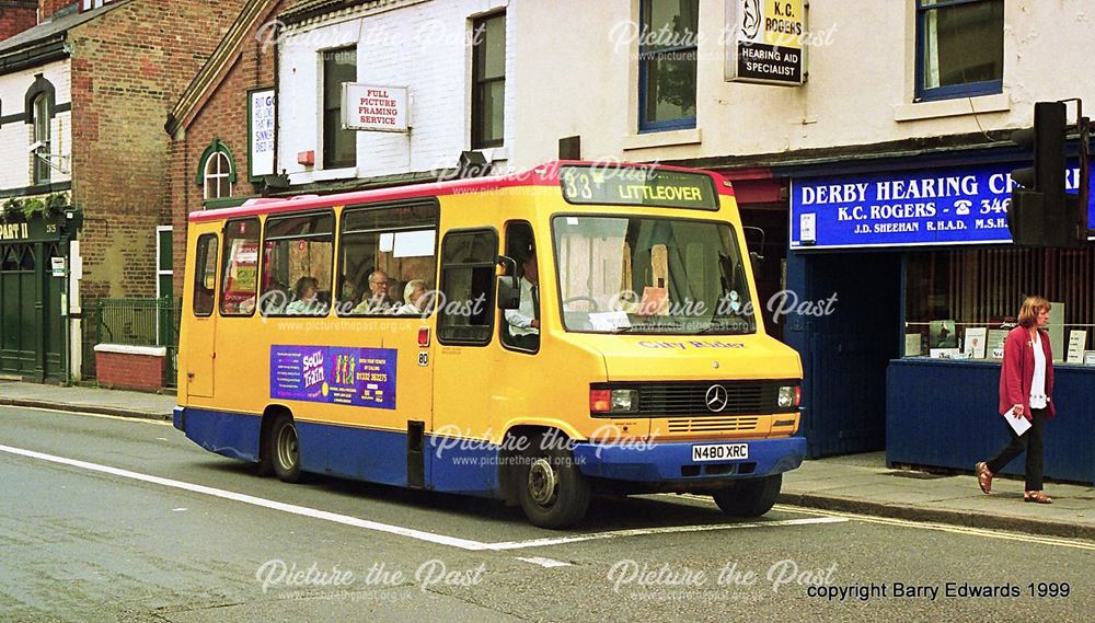 Arriva City Rider Mercedes Benz 80, Curzon Street, Derby