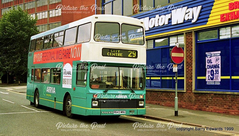 Arriva Volvo 4643, Friary Street, Derby