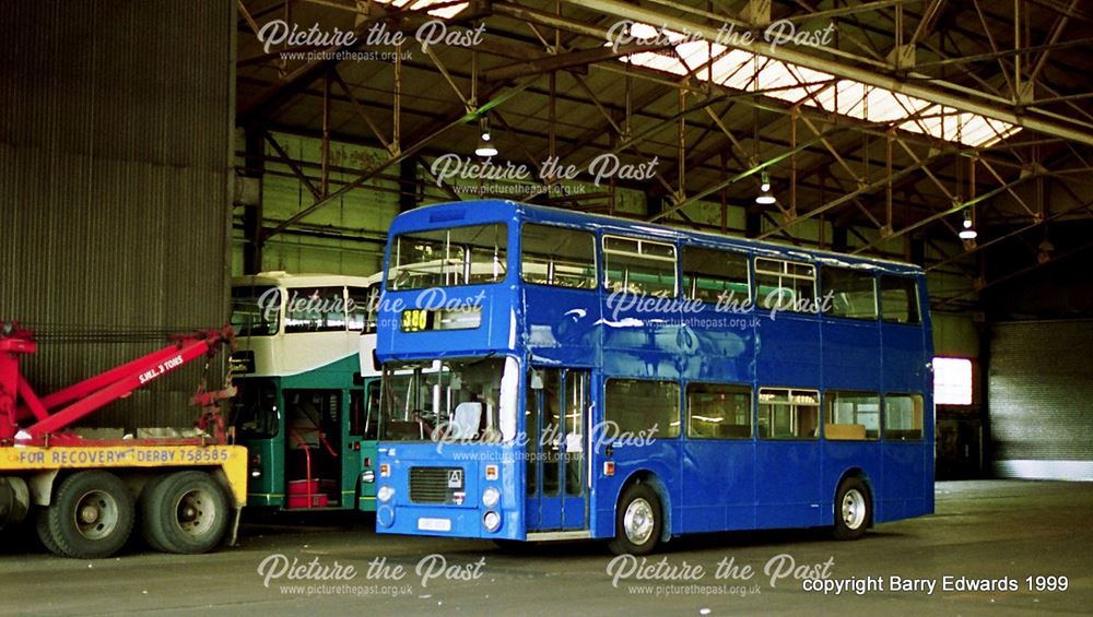 ex Arriva Volvo Ailsa 110, Ascot Drive depot, Derby