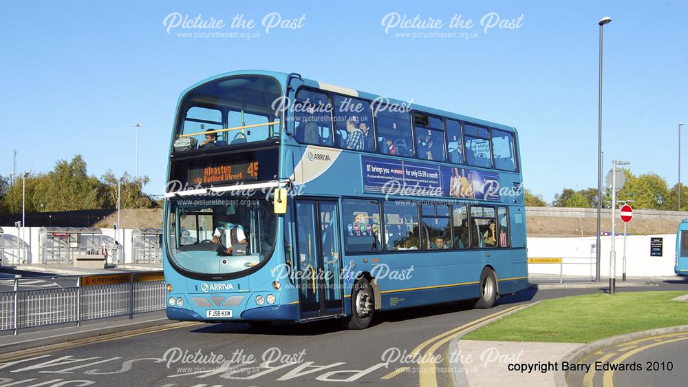 Arriva Volvo B9 4213, Bus Station slip road, Derby