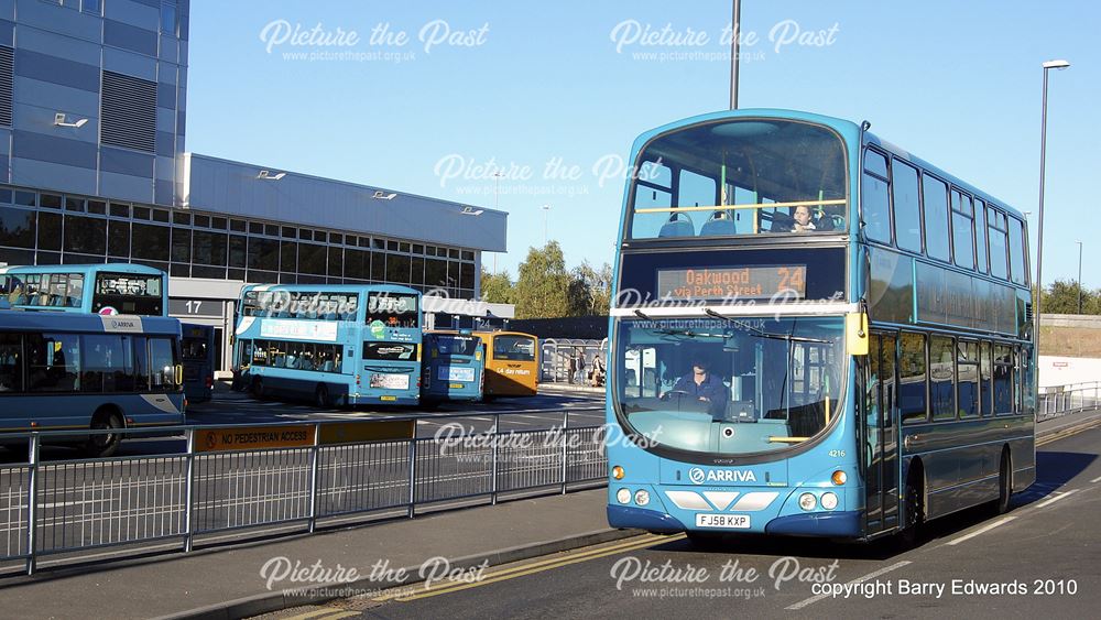 Arriva Volvo B9 4216, Bus Station slip road, Derby