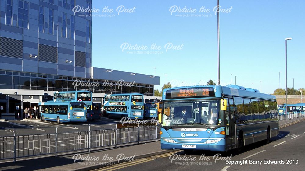 Arriva Scania Omnicity 3554, Bus Station slip road, Derby