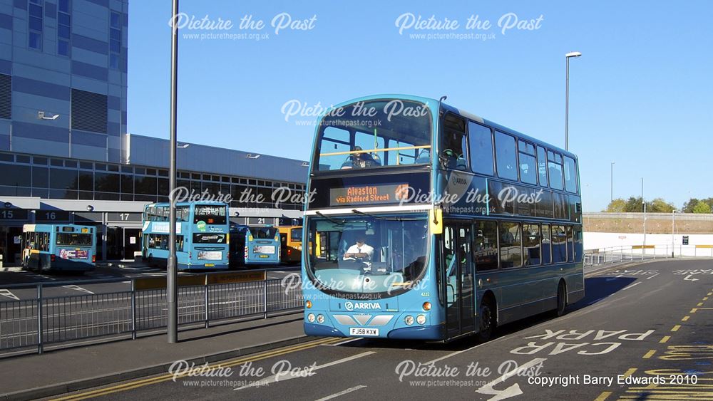 Arriva Volvo B9 4222, Bus Station slip road, Derby