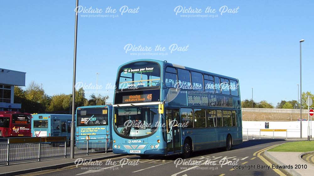 Arriva Volvo B9 4212, Bus Station slip road, Derby