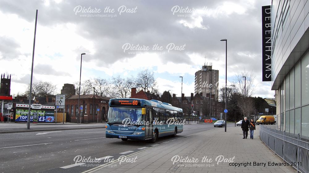 Arriva Scania Omnicity 3577, Traffic Street, Derby