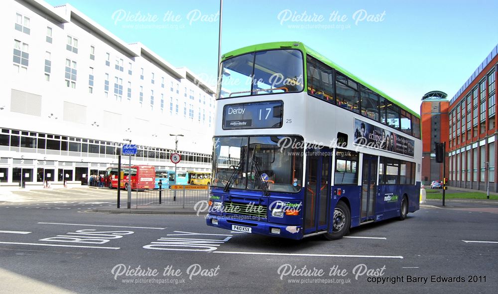 Bus Station Notts and Derby ex Lothian Olympian 25