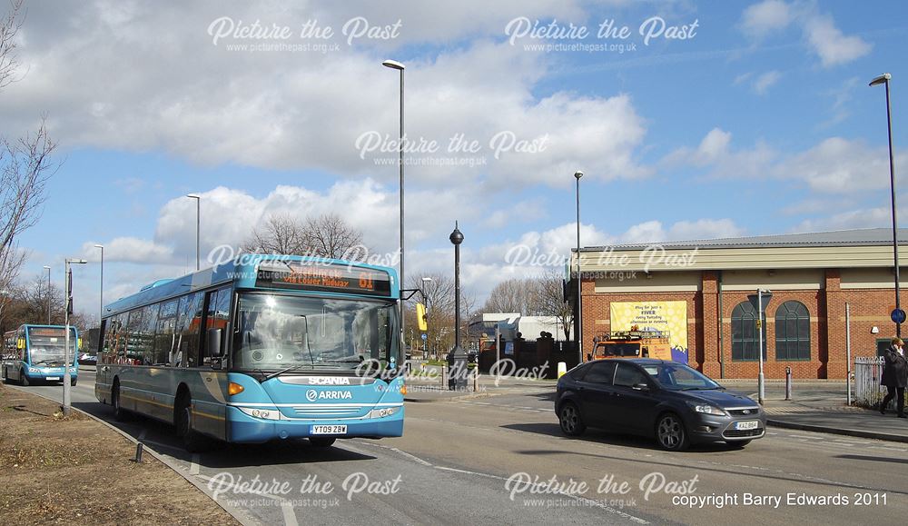 Arriva Scania Omnicity 3574, Traffic Street, Derby