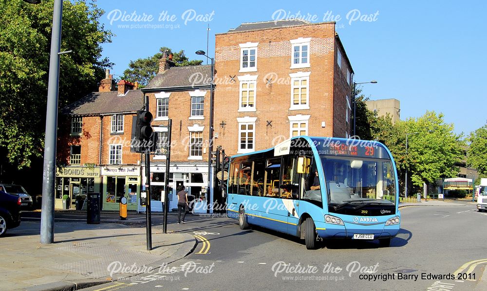 Arriva Mercedes Benz Optare SlimLine Solo 2512, Cheapside-Strand, Derby