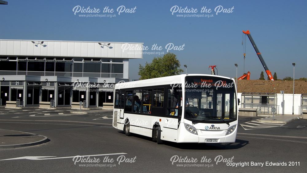 Arriva hired Enviro 200 1002, Bus Station, Derby