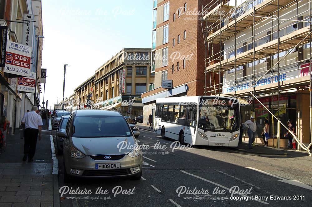 Arriva hired Enviro 200 1002, Babington Lane, Derby