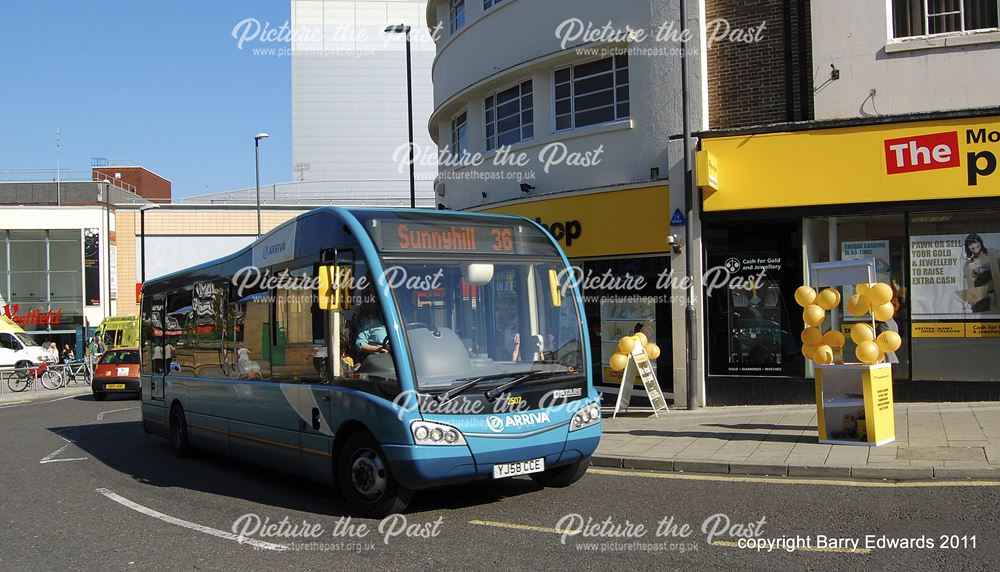 Arriva Mercedes Benz Optare SlimLine Solo 2507, The Spot, Derby