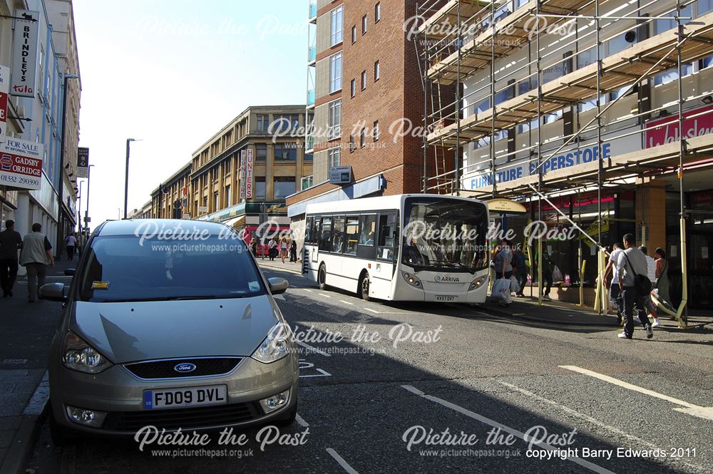 Arriva hired Enviro 200 1001, Babington Lane, Derby