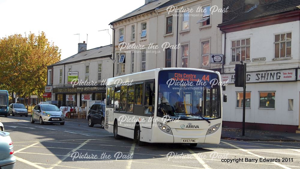 Arriva hired Enviro 200  1006, London Road, Derby