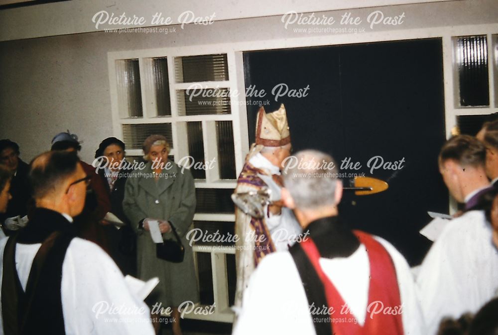 Opening of The Mission Church, George Street, Old Whittington, 1958