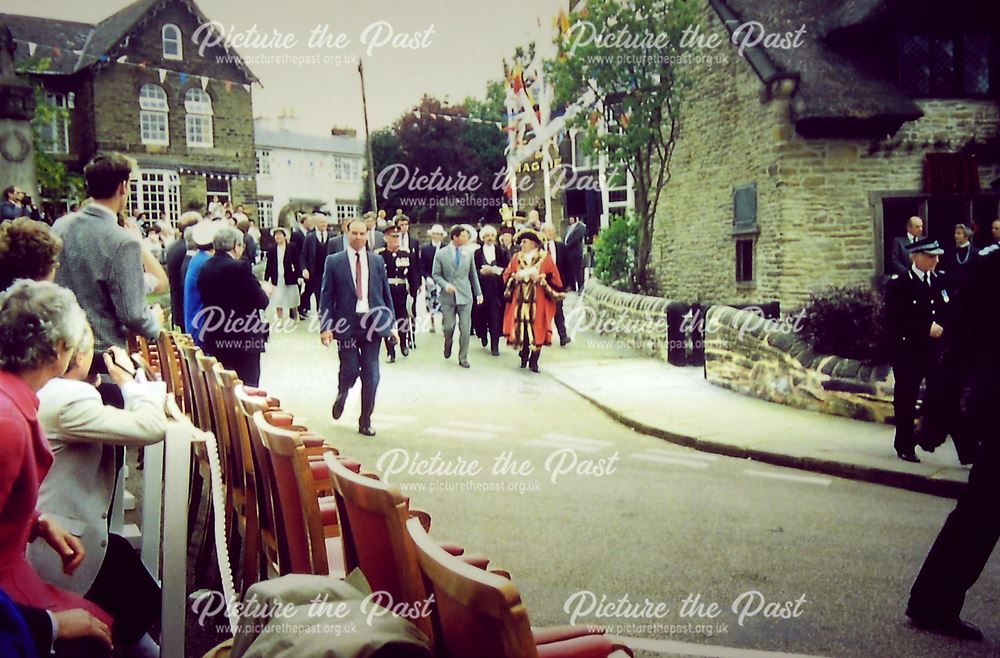 Prince Charles Attending Celebrations for the Tercentenary of Revolution House, Old Whittington, 198